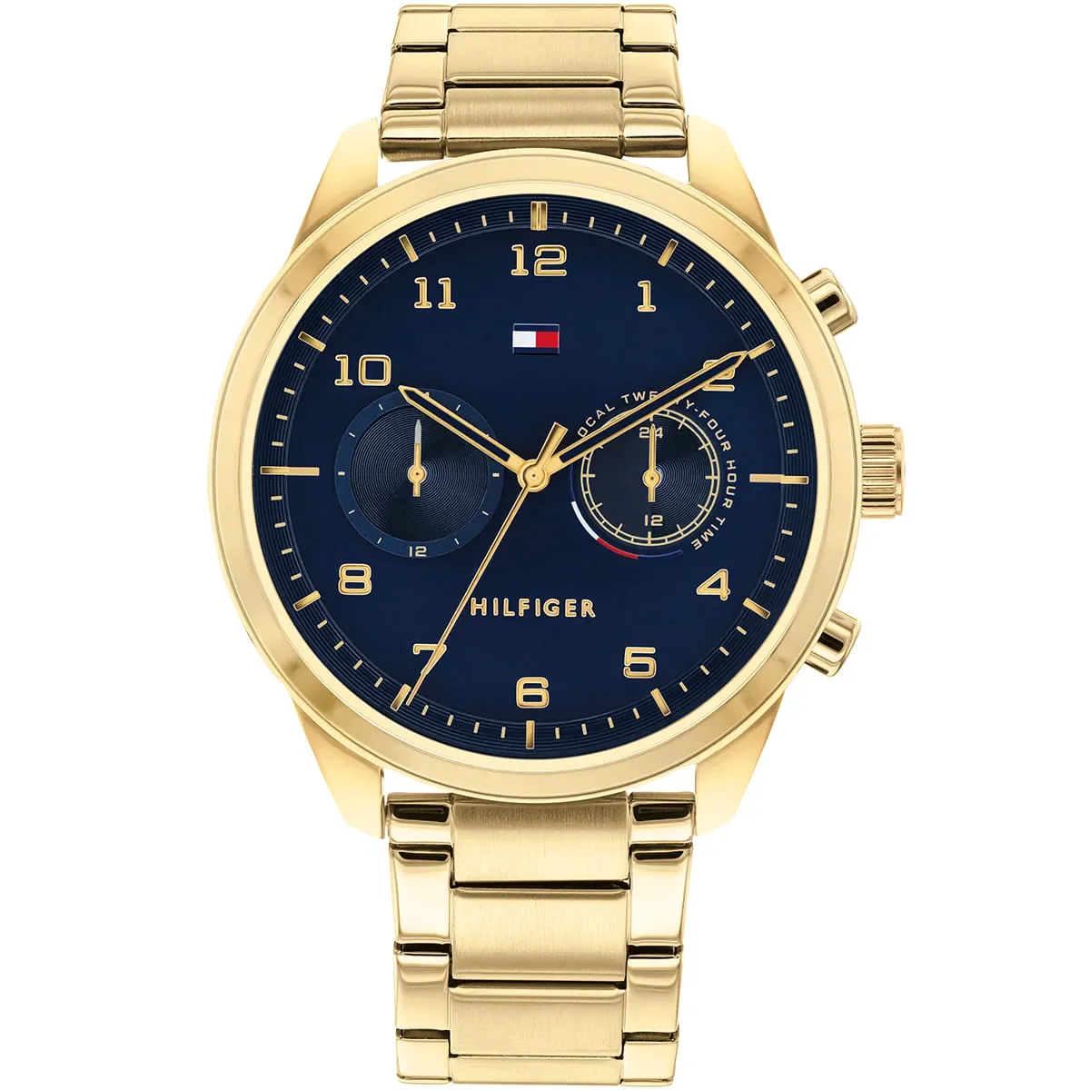 Tommy Hilfiger Classic Men’s Watch 1791783– Blue Dial, Gold Strap - image 1