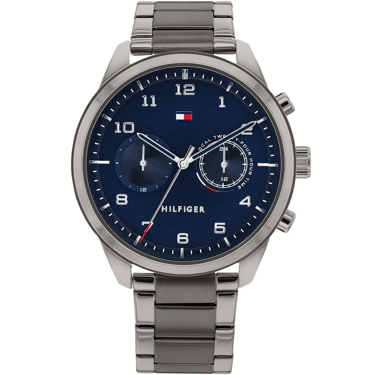 Tommy Hilfiger Classic Men’s Watch 1791782– Blue Dial, Gray Strap - image 1