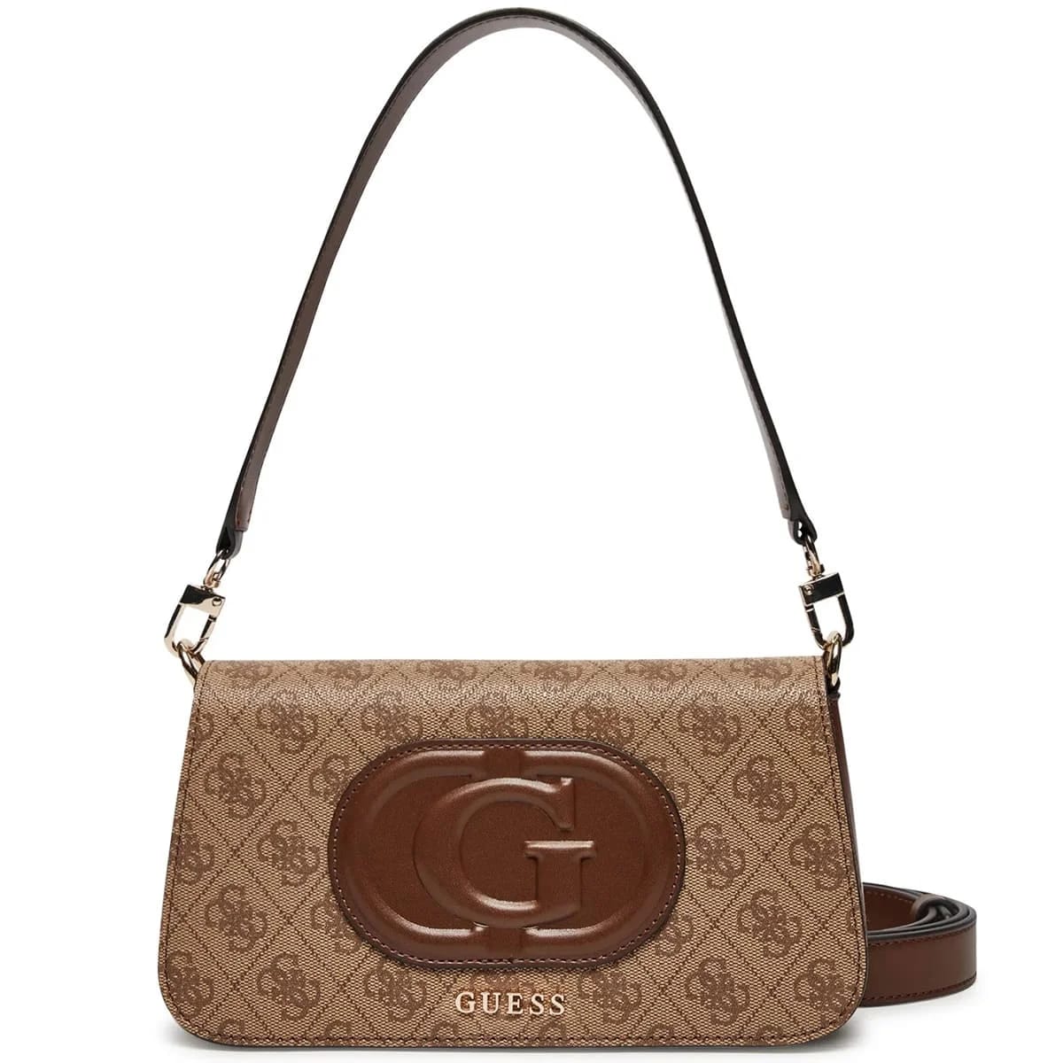 Guess Latte Brown Women Shoulder Bag Hwesg951320 - image 1
