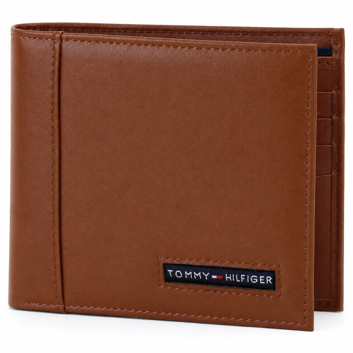 Original Tommy Hilfiger Genuine Leather Brown Men Wallet Card Case - image 1