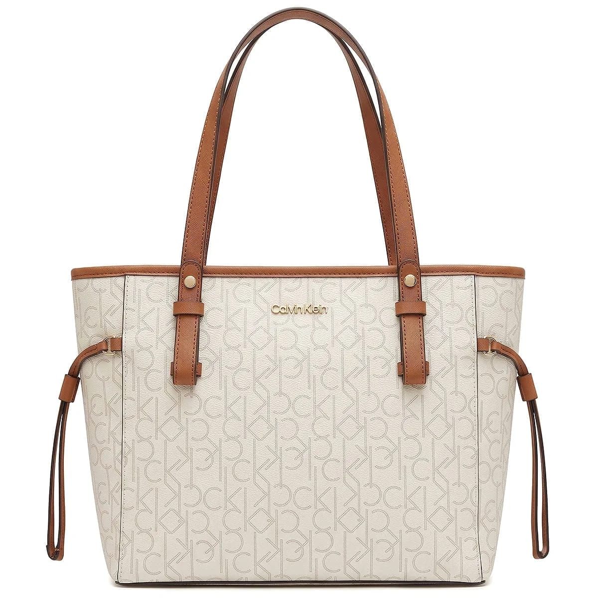 CALVIN KLEIN Vanilla – Caramel – Brown Women Shoulder Bag - image 1