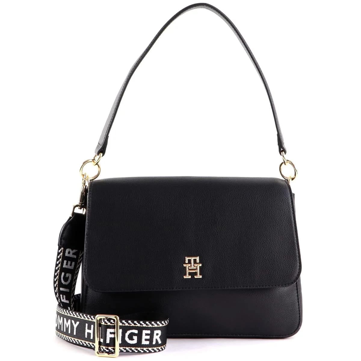Tommy Hilfiger Black Women Handbag Aw0Aw14510 Blk - image 1