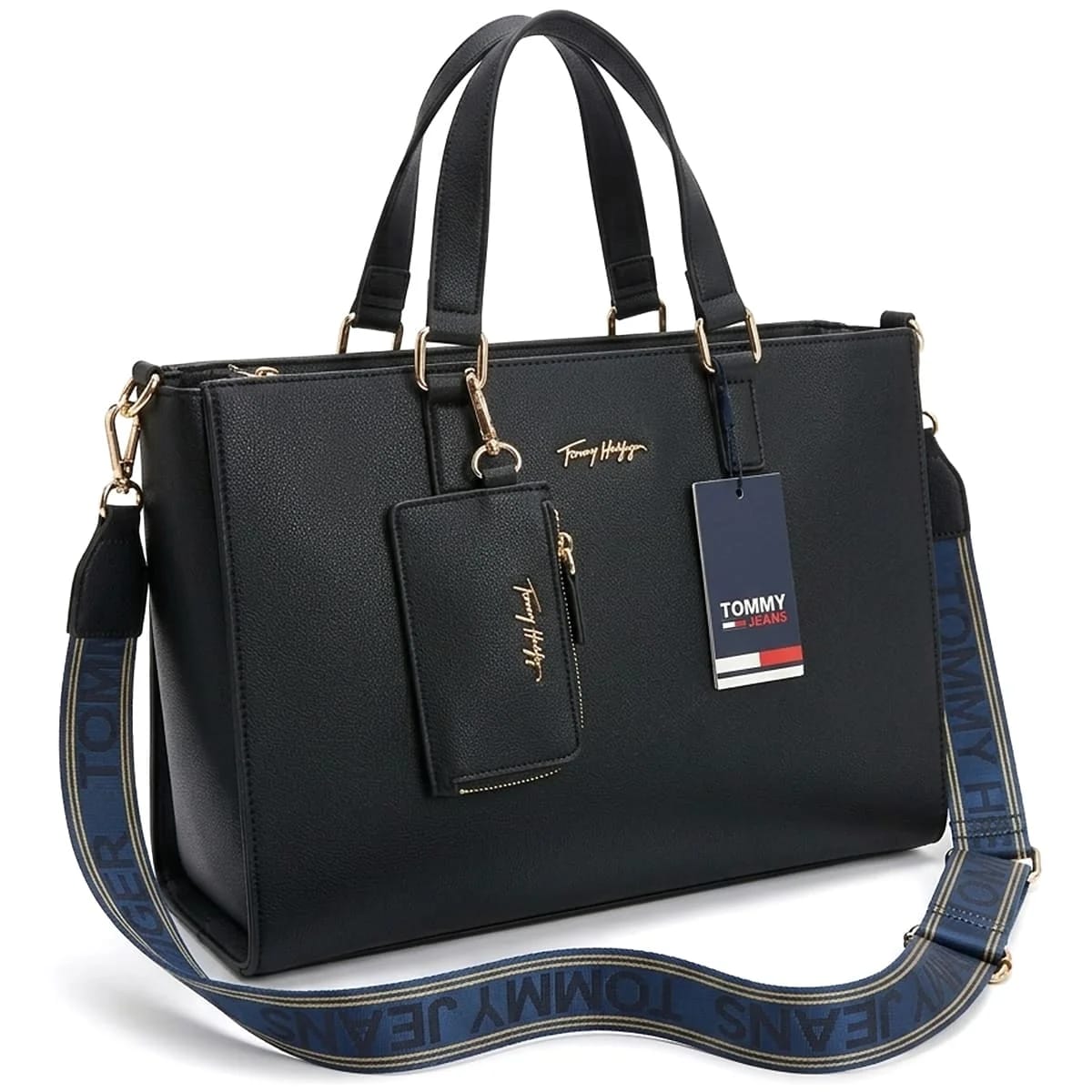 Tommy Hilfiger Black Women Handbag Aw0Aw11181 - image 1