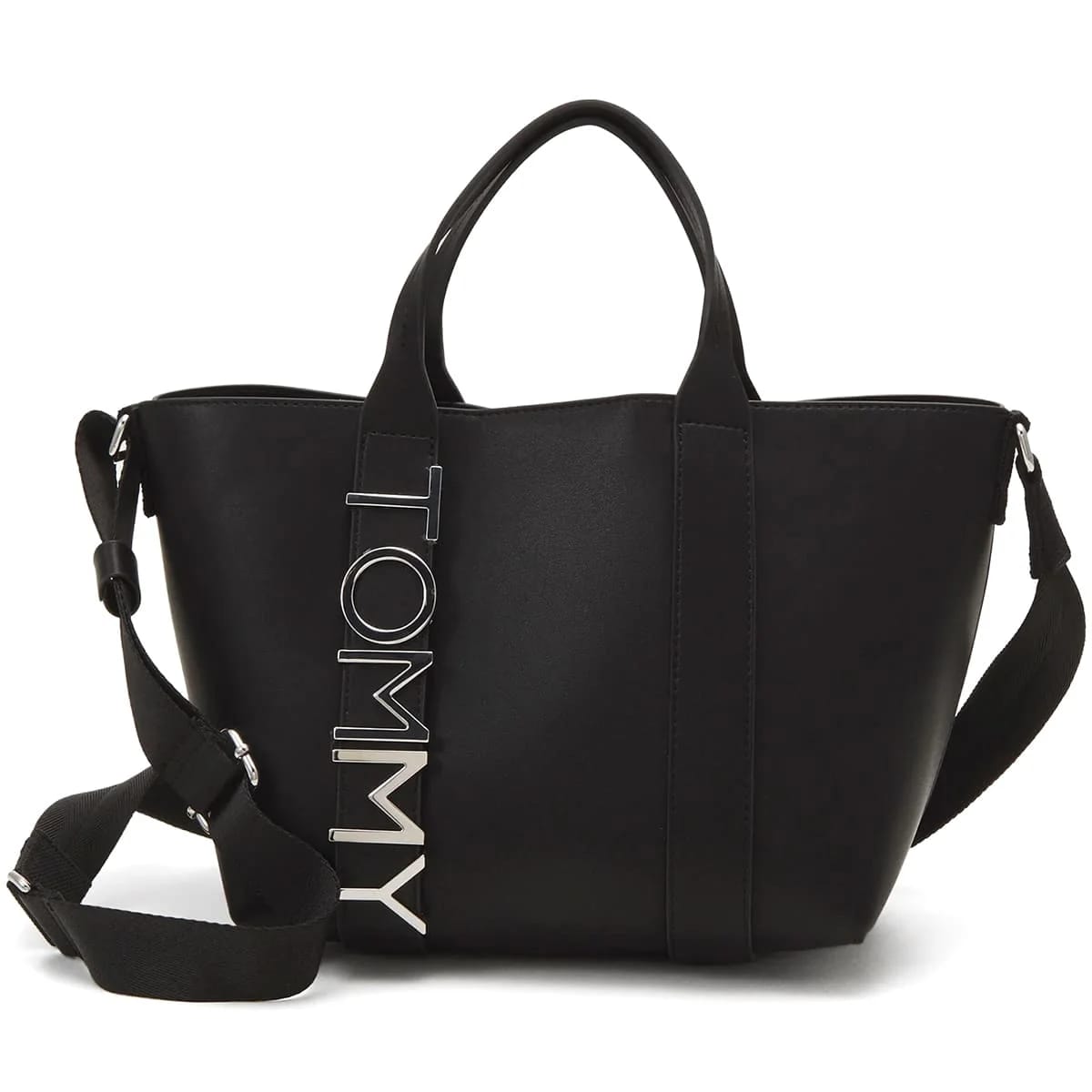Tommy Hilfiger Black Women Shoulder Handbag Aw0Aw17049 - image 1