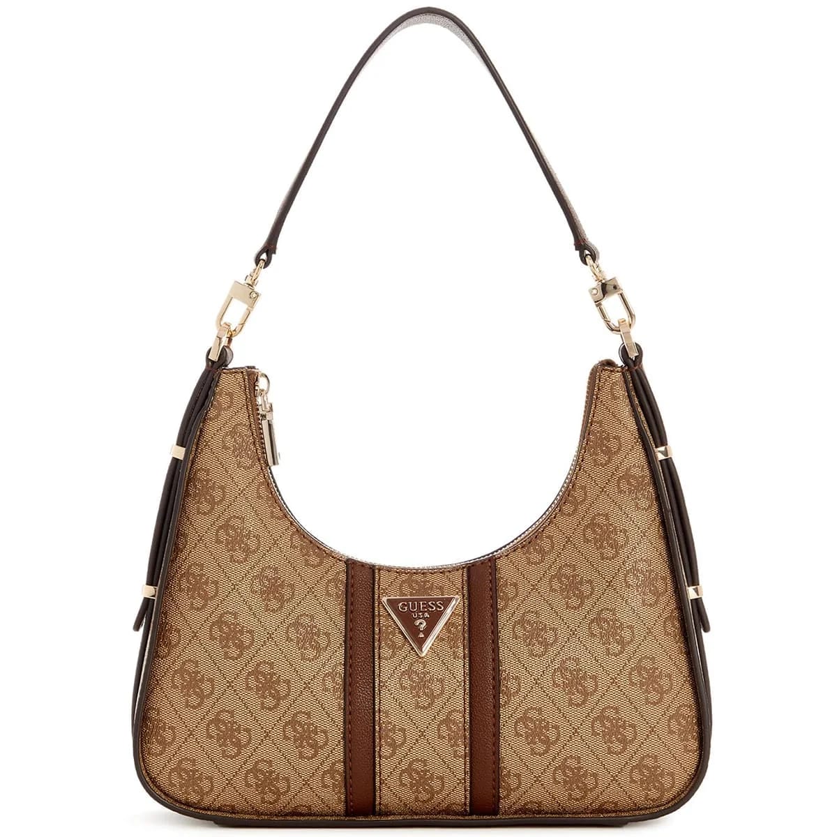 Guess Latte Logo Brown Light Brown Brown Women Shoulder Bag Hwsg9000180 Lgw - image 1
