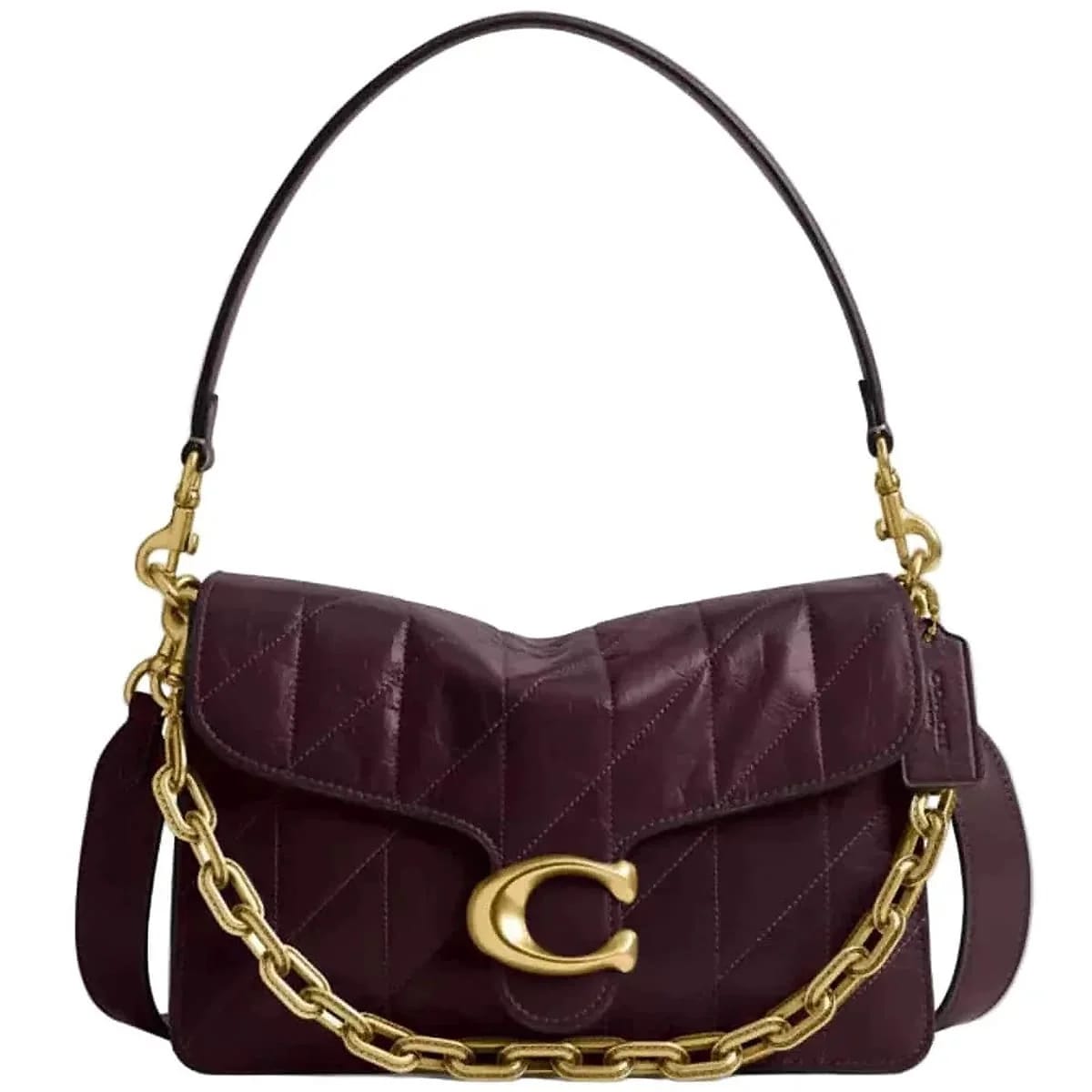 Coach Black Currant Women Shoulder Bag Caf55 B4Yds - image 1