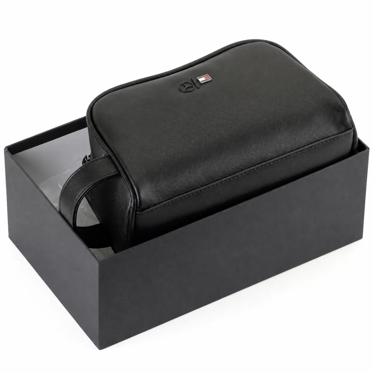 Tommy Hilfiger Mens Clutch Black Bag Gift Box Mercedes Benz Edition - image 1