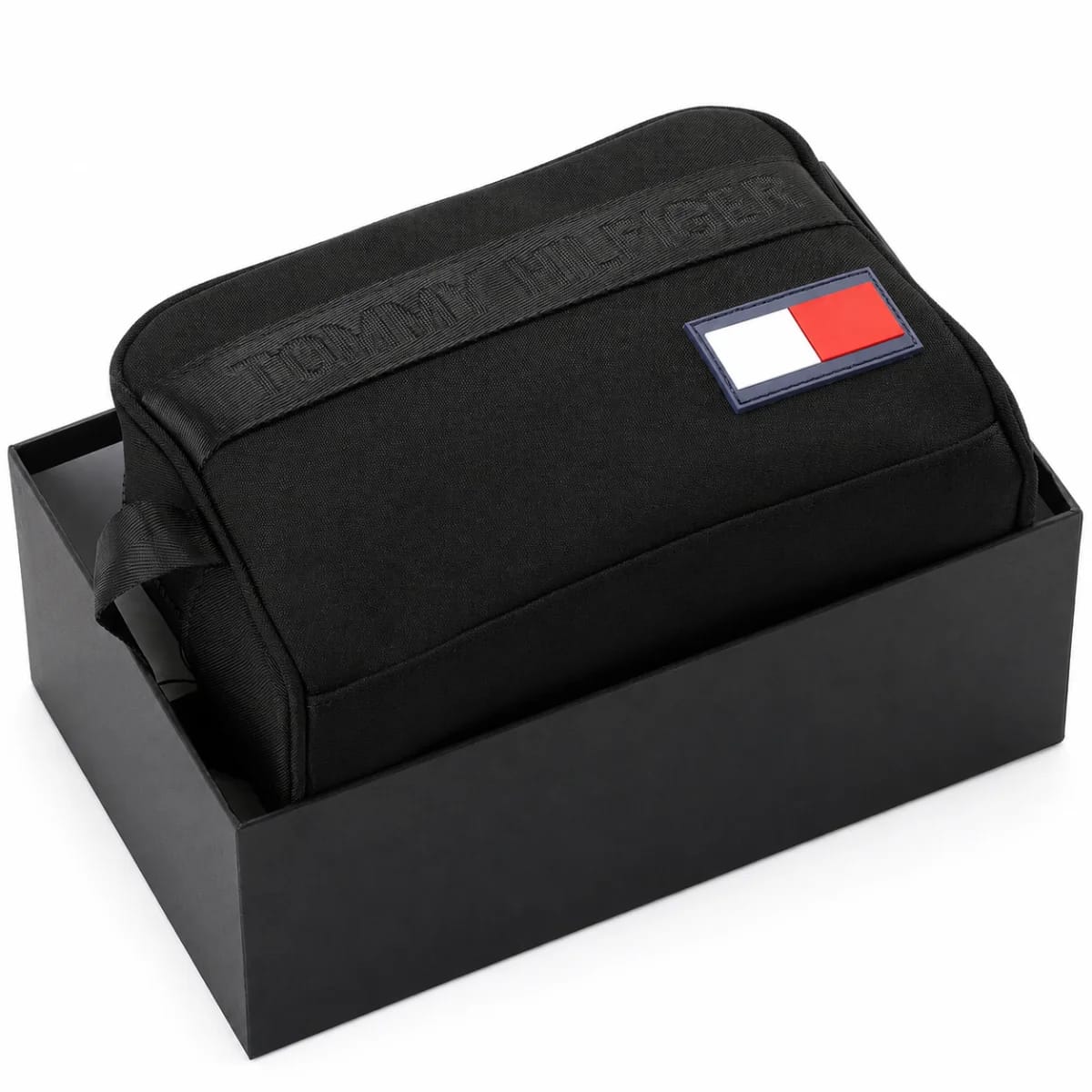 Tommy Hilfiger Fabri Black Handbag For Men Gift Box Logo - image 1