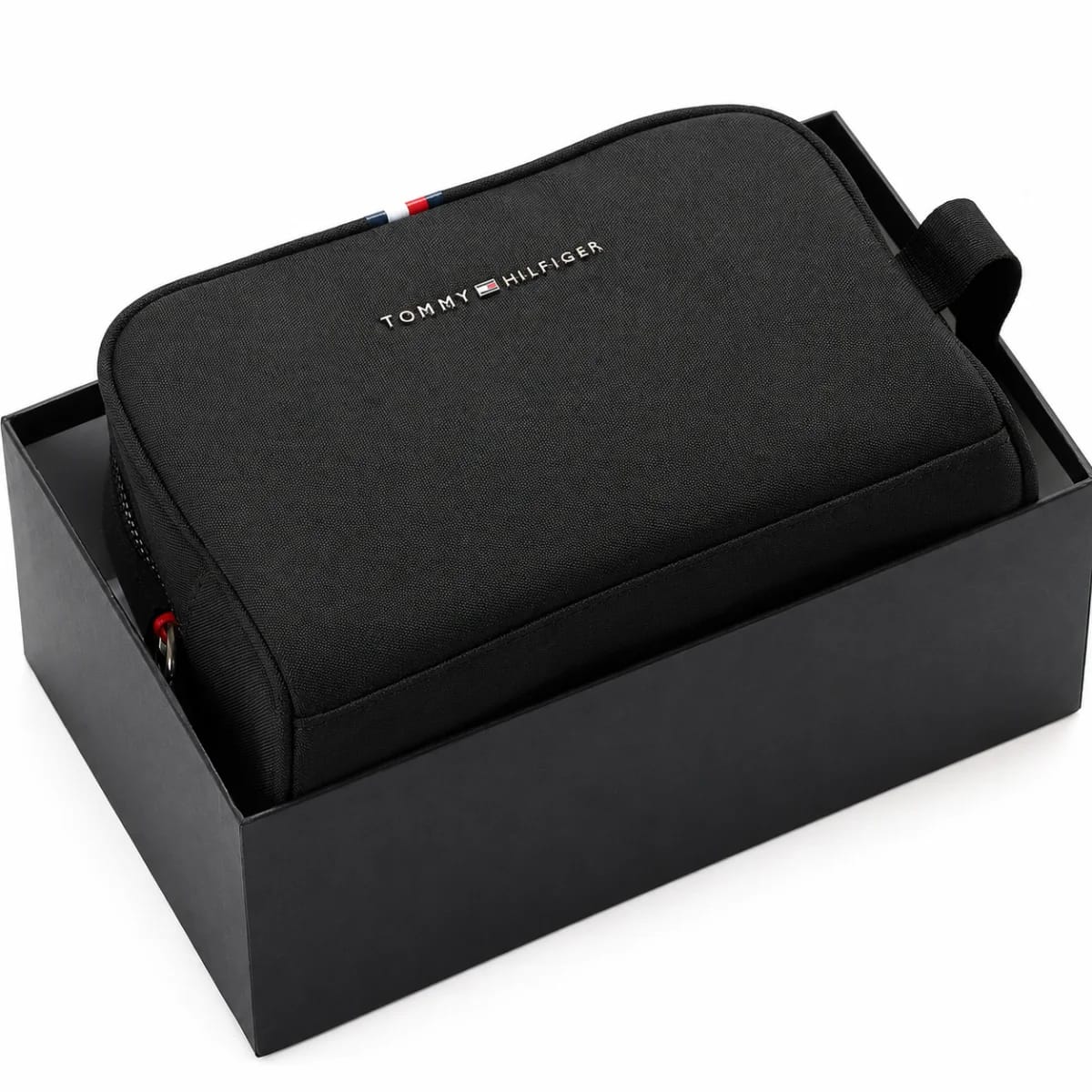Fabric Tommy Hilfiger Black Handbag For Men Gift Box - image 1