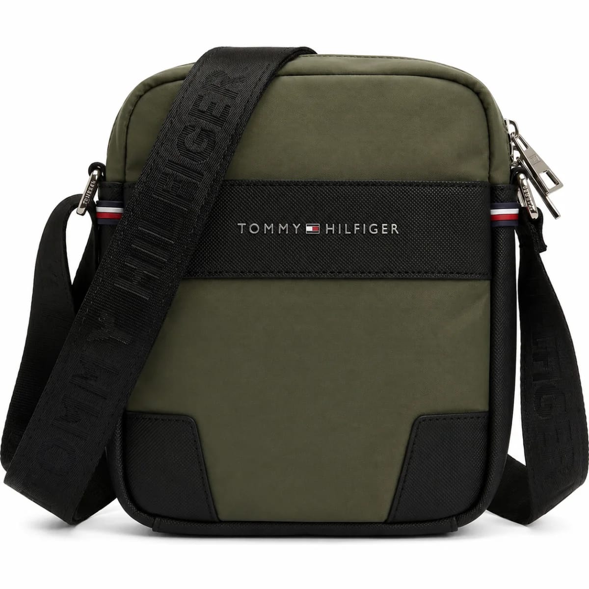 Tommy Hilfiger Men’s Olive Green Crossbody Bag - image 1
