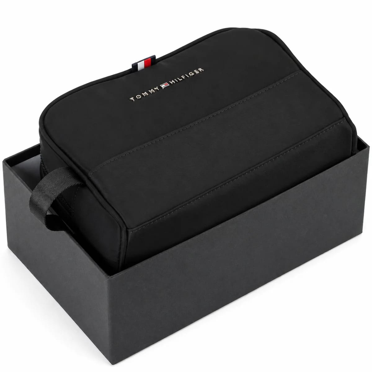Tommy Hilfiger Mens Clutch Black Bag Gift Box - image 1