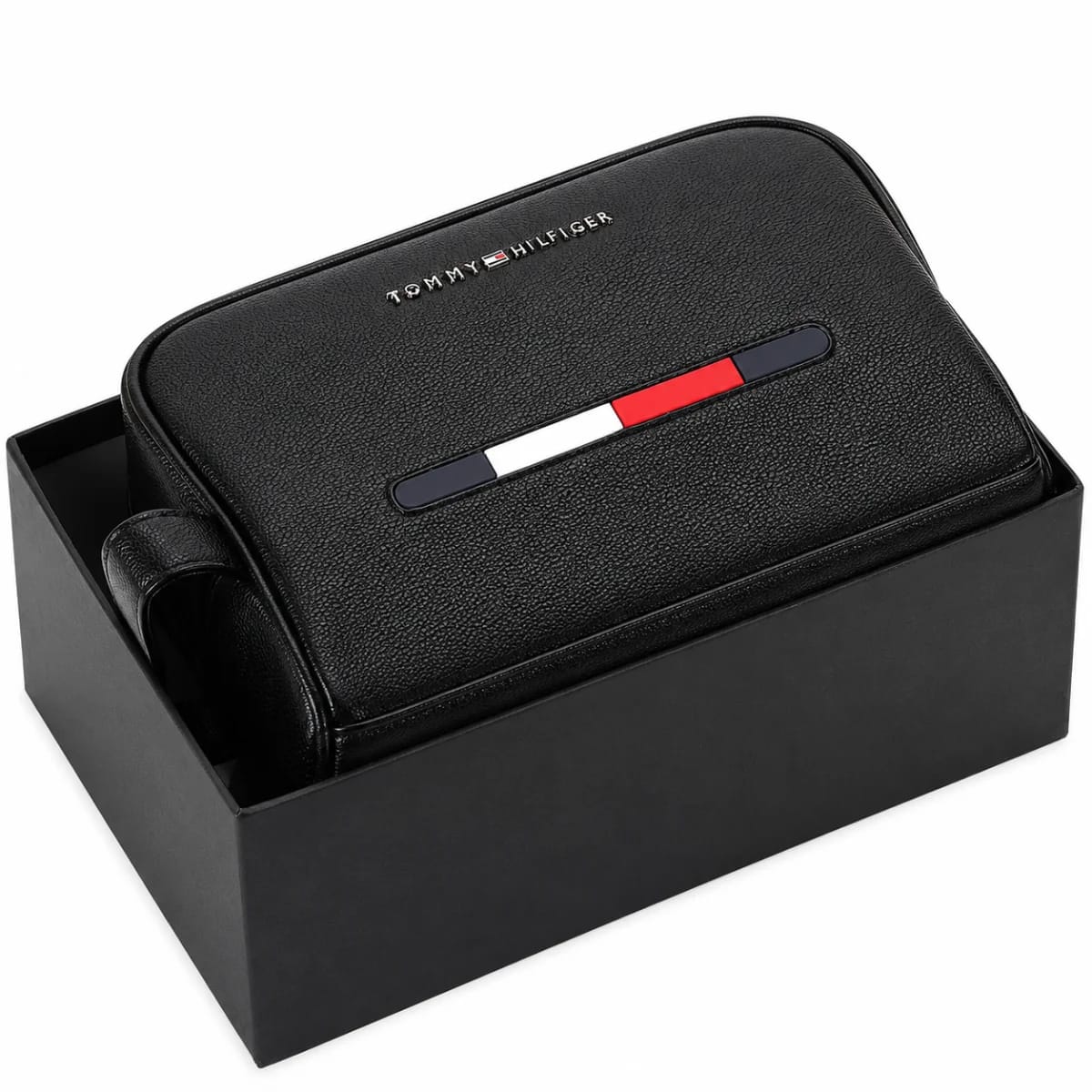 Tommy Hilfiger Leather Black Handbag For Men Gift Box - image 1