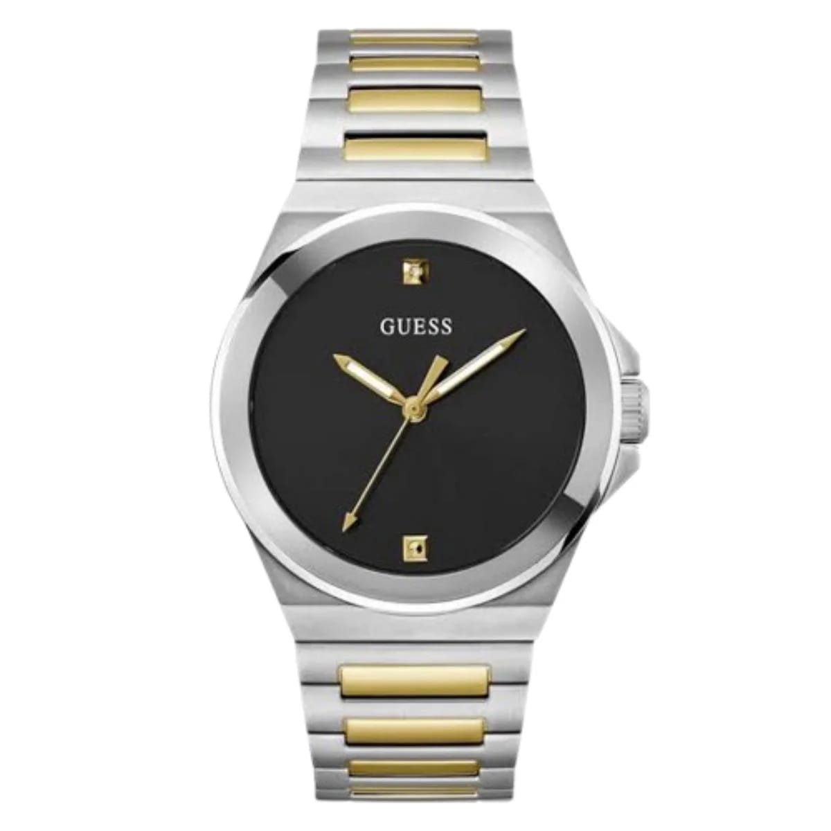 GUESS Vinyl Men's Two-Tone Watch GW0833G3 - image 1