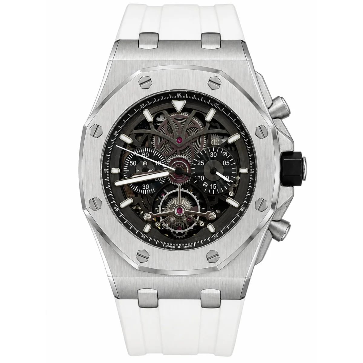Audemars Piguet Royal Oak Offshore Automatic Skeleton Chronograph Stainless Steel Watch - image 1