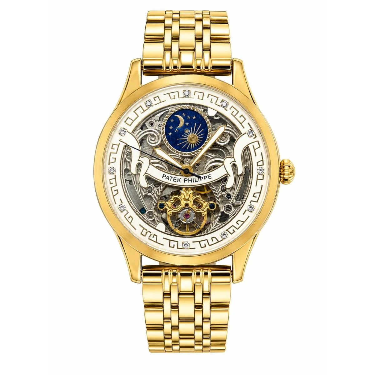 Patek Philippe Men’s Gold Automatic Skeleton Watch - image 1