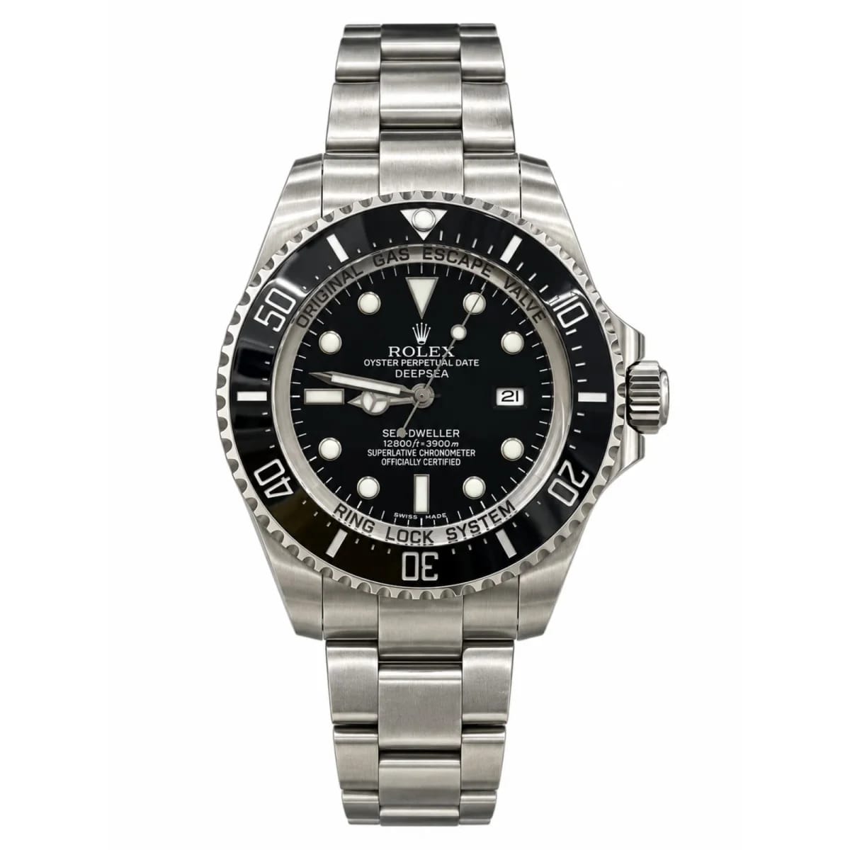 Rolex Sea-Dweller Deepsea Automatic Stainless Steel Black Dial Watch - image 1