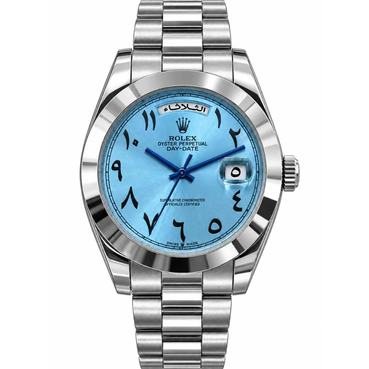 Rolex Day-Date 40 Platinum Arabic Dial Watch For Men – 228206 - image 1