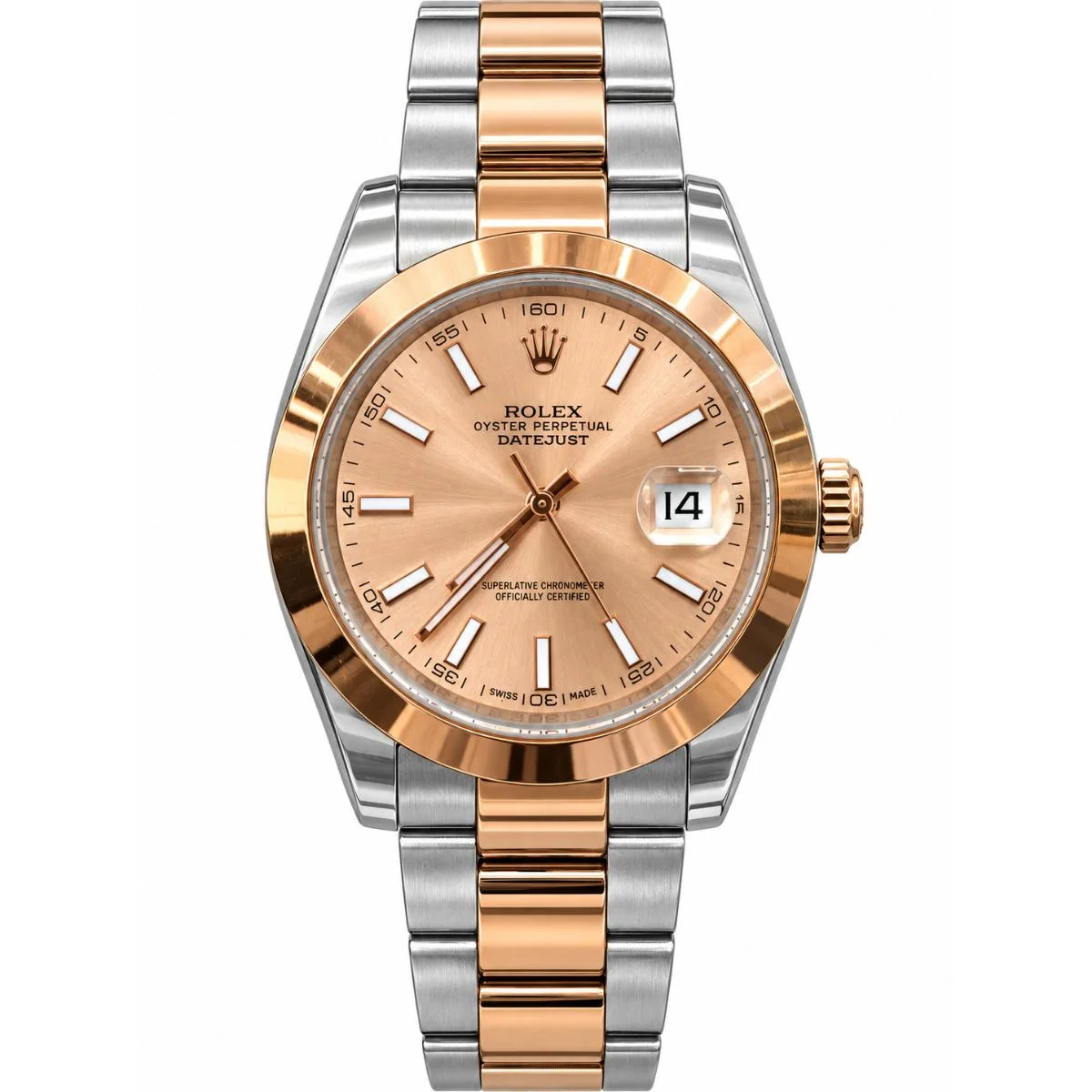 Rolex Datejust 41 Two-Tone Rose Gold Sundust Dial Watch – 126301 - image 1