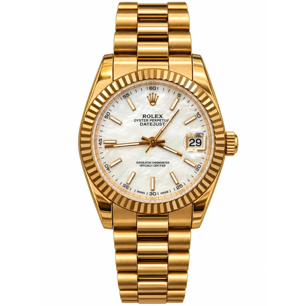 Rolex Datejust 26 Automatic Watch For Women – White Dial - image 1
