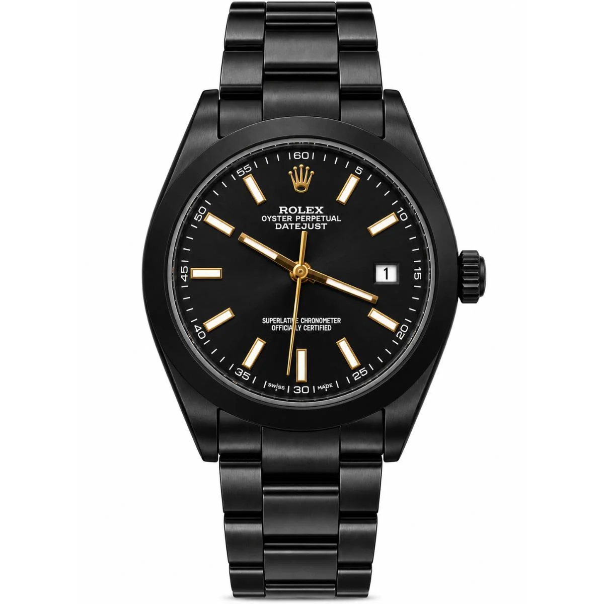 Rolex Milgauss Custom Black PVD 40mm Automatic Watch For Men - image 1