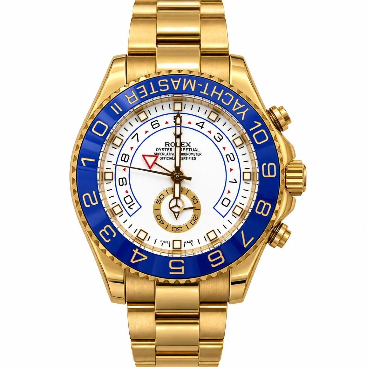 Rolex Yacht-Master II 44 White Dial Watch For Men - image 1